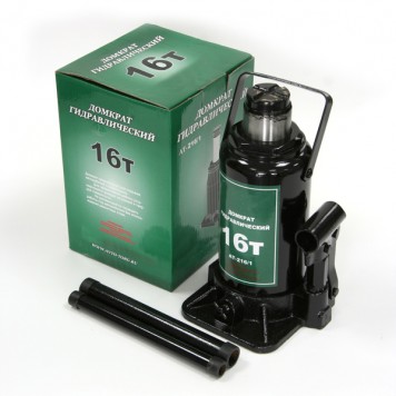 Домкрат гидравлический бутылочный, 16т-1