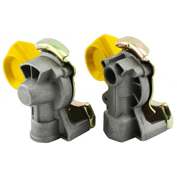 Разъем пневматический М16х1,5 (комплект 2шт., желтый)