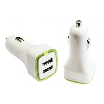 Зарядное устройство 12/24V на 2 х USB разъема 5V-2.1 А, 1.0 А (световой контур)