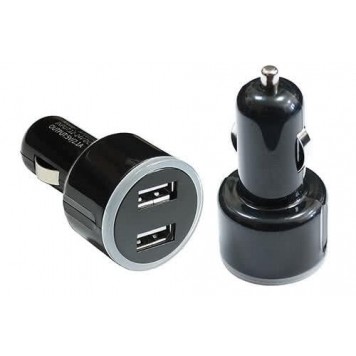 Зарядное устройство 12/24V на 2 х USB разъема 5V-2.1 А (световой контур) 