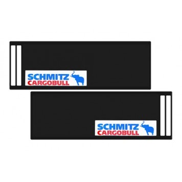 Брызговик 35х240см (SCHMITZ) с светоотражающей белой основой, из 2-х частей 