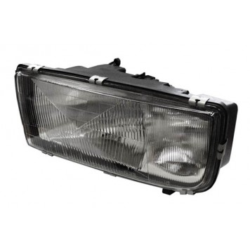 Фара головная МВ Actros левая с белым указателем поворота