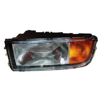 Фара головная МВ Actros правая с желтым указателем (1996-2004)