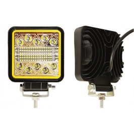 Фара светодиодная п/т и рабочего света, 12-80V, 120W (105х105мм, 40 LED, с желтой подсветкой 5W) Фара светодиодная п/т и рабочего света, 12-80V, 120W (105х105мм, 40 LED, с желтой подсветкой 5W)