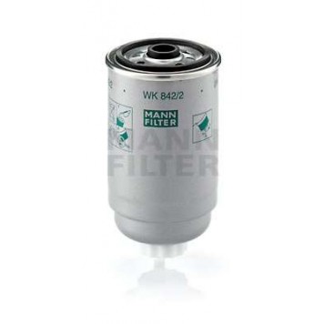 Фильтр топливный MANN-FILTER WK842/2 на Renault, Volvo, Man, Daf, Iveco, MB Truck 