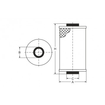 Фильтр топливный SCT SC7040 
