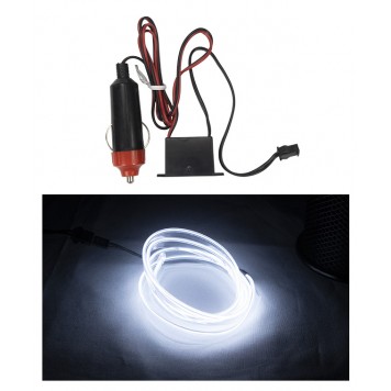 Неоновая лента для подсветки салона белый свет 2м , 12 V