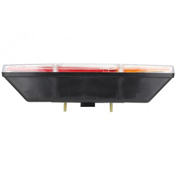 Фонарь задний LED 24V, правый с разъемом (КамАЗ, 325х100х85мм, 42LED, 8.4W, неон)-1