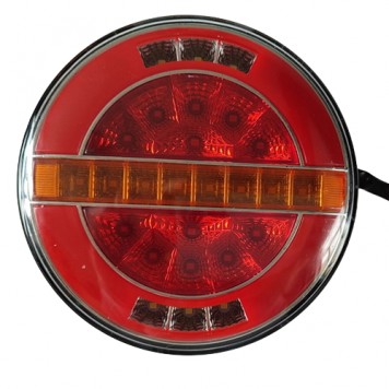 Задний фонарь универсал светодиодный круглый 12-24 v