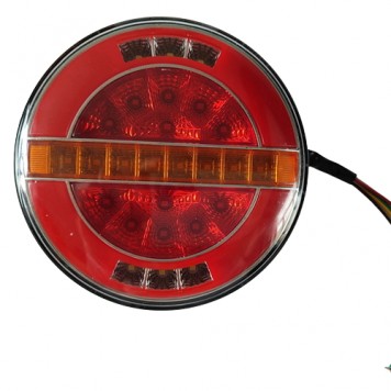 Задний фонарь универсал светодиодный круглый 12-24 v-2