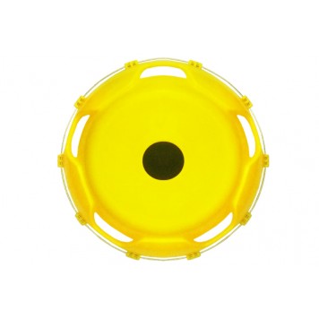 Колпак колеса передний R-22,5 (пластик-желтый) 