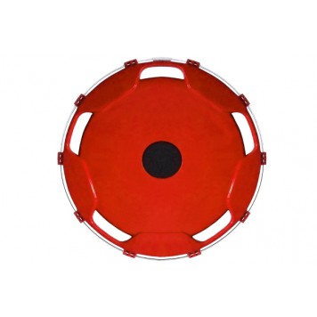 Колпак колеса задний R-22,5 (пластик-красный) 
