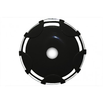 Колпак колеса задний R-22,5 (пластик-черный) 