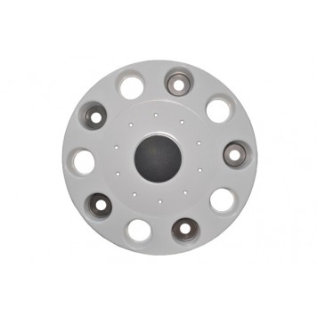 Колпак на евродиск колеса R-22,5 передней ступицы, "Лидер" (пластик-серый) 