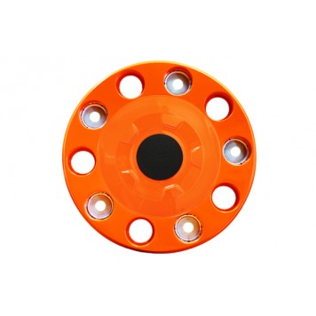 Колпак колеса оранжевый R-22,5 передний для грузовиков