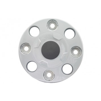 Колпак колеса R-17.5/19.5 передний ступичный (8 шпилек, пластик-серый) 