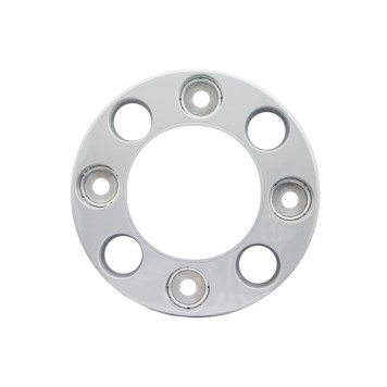 Колпак колеса R-17.5/19.5 передний ступичный, ободок (8 шпилек, пластик-серый) 