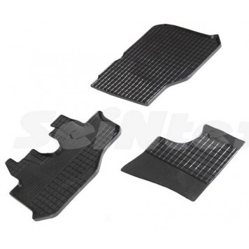 Коврик резиновый на грузовой автомобиль с рисунком "Сетка" HYUNDAI HD 35 2018- 