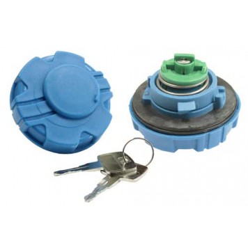 Крышка бака AdBlue D=40мм с кл. и защит., пластик (MB-MAN-DAF, 000471805, 1526846) 