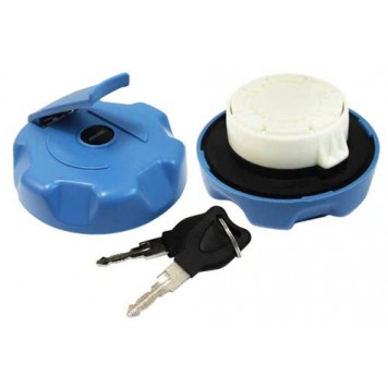 Крышка бака AdBlue D=60мм с ключ. и защит., пластик, синяя (RENAULT,VOLVO, SCANIA 3020701221) 