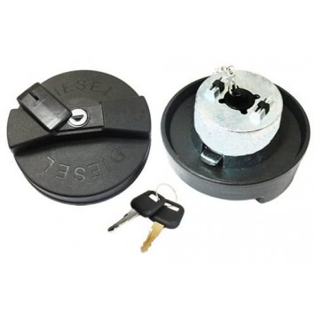 Крышка бензобака D=60мм с кл. и защит., пластик (универсальная, 14321872) 