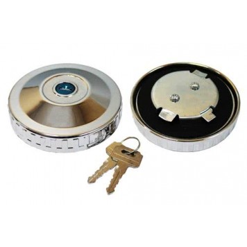 Крышка бензобака D=60мм с ключом , металл (VOLVO, "TEKSAN") 