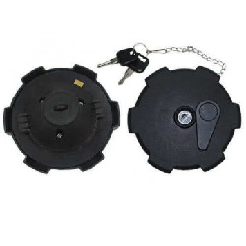 Крышка бензобака D 80мм с ключом и защитой пластик 