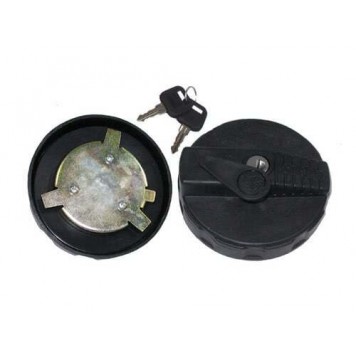 Крышка бензобака D=80мм с кл. и защит., пластик (RENAULT- HOWO) 