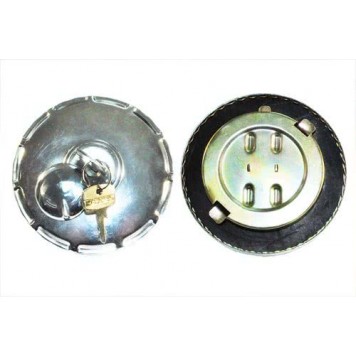 Крышка бензобака D=80мм с ключом и защитой, металл (MB-MAN-VOLVO-DAF-SCANIA) 