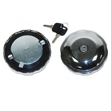 Крышка бензобака D=80мм с ключом, металл (MB-MAN-VOLVO-DAF-SCANIA) 