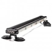 Маяк стробоскоп 12-24 В желтый четырехсторонний крепление на магните, прикуриватель 870х120х78 мм