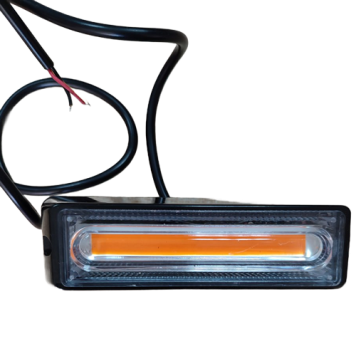 Маяк светодиодный 10-30V желтый малый-1