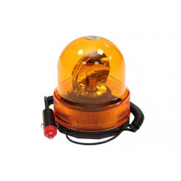 Маяк проблесковый "АТ" 12V ("овал", на магните, в прикуриватель) 