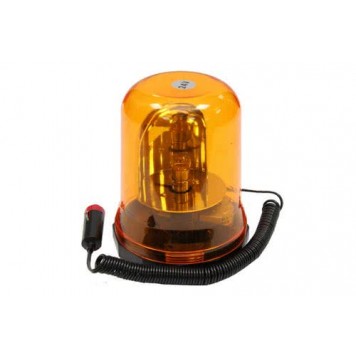 Маяк проблесковый "АТ" 24V ("стакан" h=155мм, на магните, в прикуриватель) 