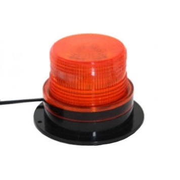 Маячок проблесковый 12-24 V h 90мм на магните 30 LED