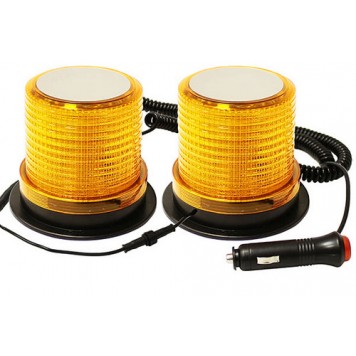 Проблесковый маячок двойной магниты + винты 30LED