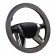 Оплетка на руль замшевая SENATOR Alaska M d=38 см серая