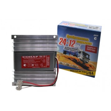 Преобразователь напряжения 24V, 12V 15А АТ38492