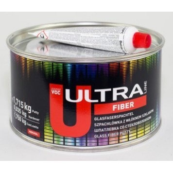 Шпатлёвка Стекловолокно 0,8кг FIBER ULTRA