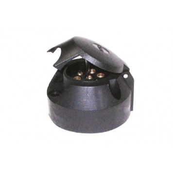 Разъем электрический 12V (розетка, пластик) 03RF0403