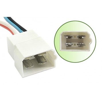 Колодка соединительная с проводом 4-контактная ПАПА 680008