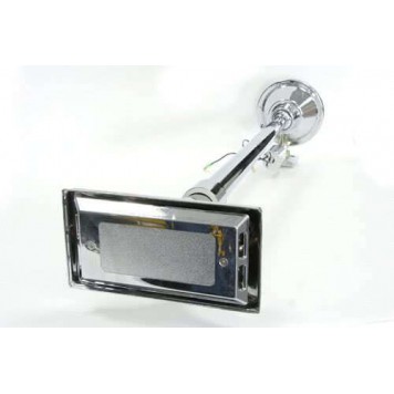 Сигнал звуковой однорожковый 24V (дудка, хром, с защитой, L 640мм)