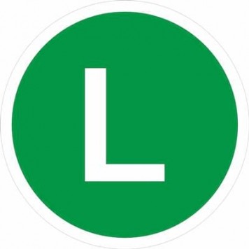 Знак грузовой L 
