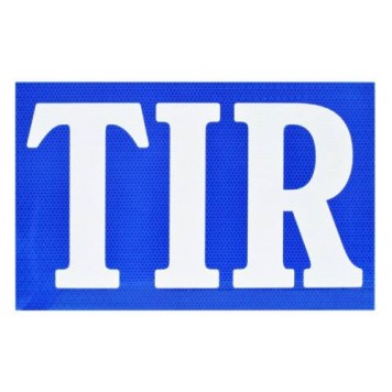 Наклейка для грузовиков TIR 250 на 400 мм 
