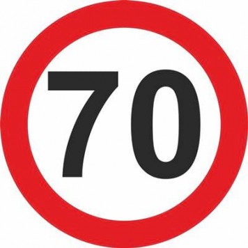 Знак грузовой 70 