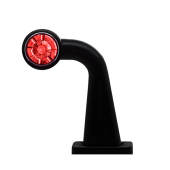 Фонарь габарит. и контурный ГФ3.7 LED1-20 б-кр. (хрусталик) 