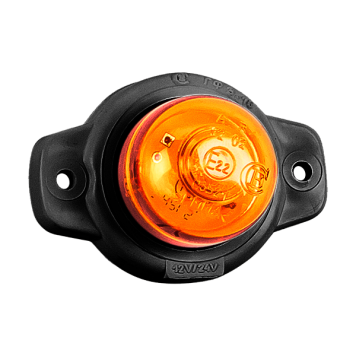 Фонарь габарит. и конт. "шайба" ГФ3.18 LED 12/24 оранж. 