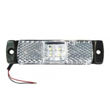 Фонарь габаритный LED 24V (белый, мод.80-01)