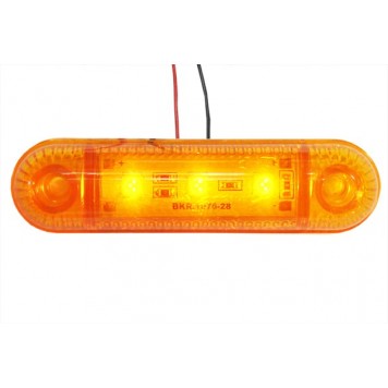 Указатель габаритов LED желтый L - 950 мм, 3 диода L0072