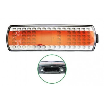 Фонарь задний светодиодный левый с разъемом КамАЗ 5490, МАЗ 